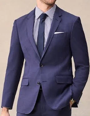 Blue suit outfit inspiration